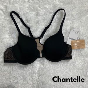 NWT Chantelle Black Bra Size 34B